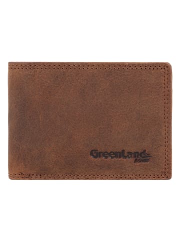 Greenland Nature Montenegro Geldbörse RFID Leder 10,5 cm in braun