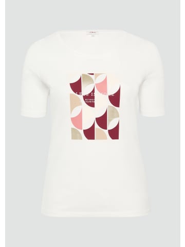 s.Oliver T-Shirt in 02D1_ecru