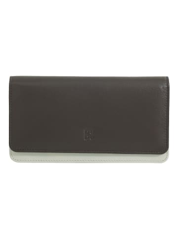 DuDu Geldbörse RFID Leder 17,5 cm in coffee brown