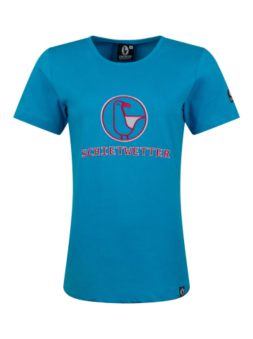 SCHIETWETTER SCHIETWETTER T-Shirt Fine Feuerfest in azuro-pink
