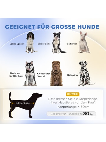 Pawhut Hundesofa Blau 98L x 67B x 25H cm