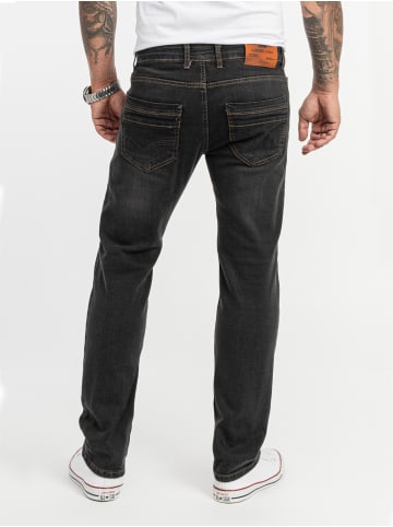 Lorenzo Loren Jeans Straight Leg in Dunkelgrau