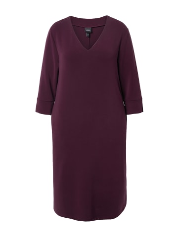 Ulla Popken Kleid in dunkle pflaume