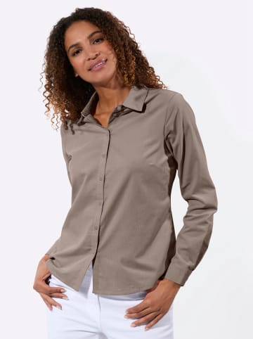 WITT WEIDEN Hemdbluse in taupe