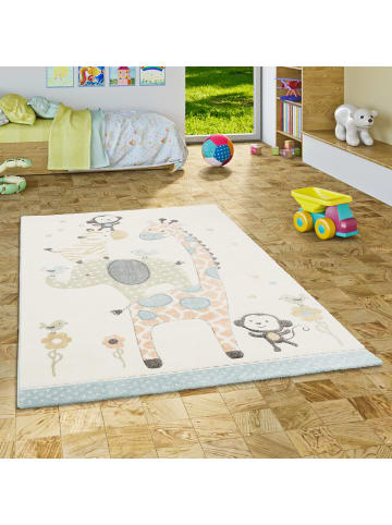 Pergamon Kinderteppich Maui Kids Safari Tiere in bunt
