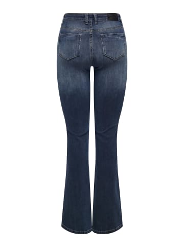 ONLY Flared fit jeans in Blue Black Denim