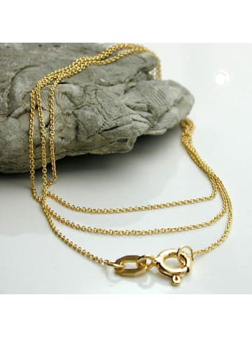 Gallay Kette 0,7mm dünne Ankerkette 9Kt GOLD 38cm in gold