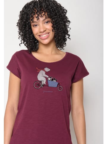 GreenBomb Cool Bike Cargo Bear in Samt Regen