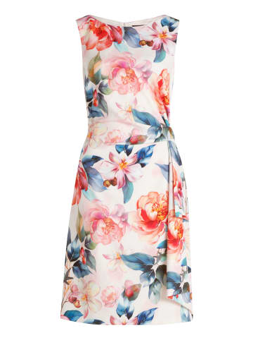 Vera Mont Cocktailkleid mit Blumenprint in Rosé/Red