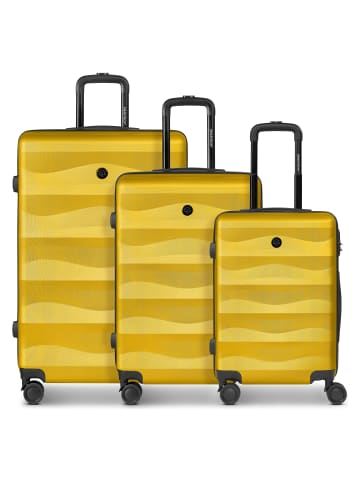 Smartbox Edition 03 4 Rollen Kofferset 3-teilig in dark-yellow