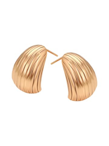 faina Women Stud Earrings in Rose Gold