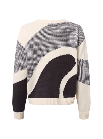 comma Pullover in beige schwarz - 0001
