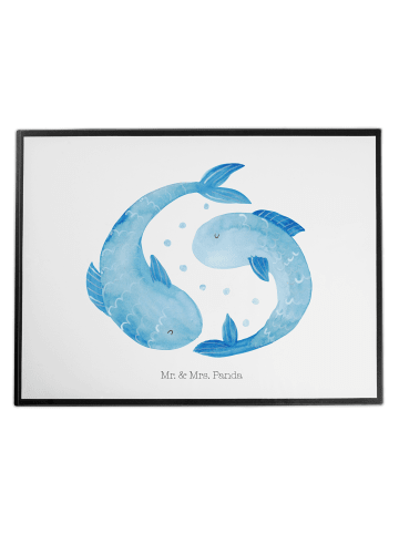 Mr. & Mrs. Panda schreibtischunterlage Sternzeichen Fische ohne ... in Weiß