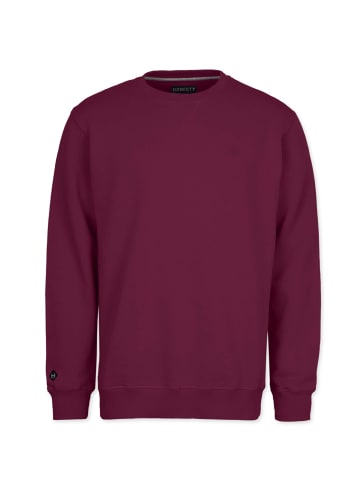 HONESTY RULES Sweat " Basic " in bordeaux