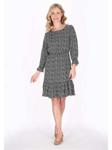Usha Women Dress in black white