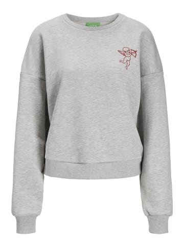JJXX Sweatshirt in Light Grey Melange