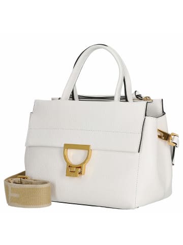 COCCINELLE Arlettis Signature - Henkeltasche 24 cm in brillant white