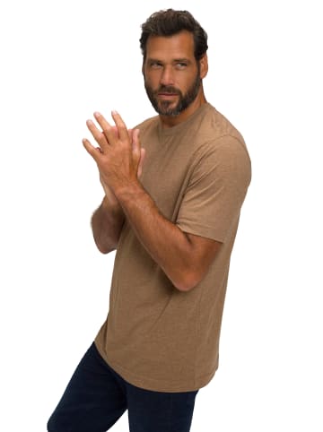 JP1880 Kurzarm T-Shirt in hellbraun