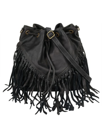 Samantha Look Shopper echt Leder in schwarz