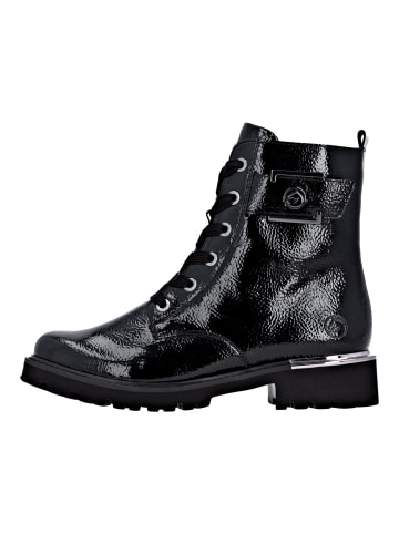 remonte Stiefelette in Schwarz Lack