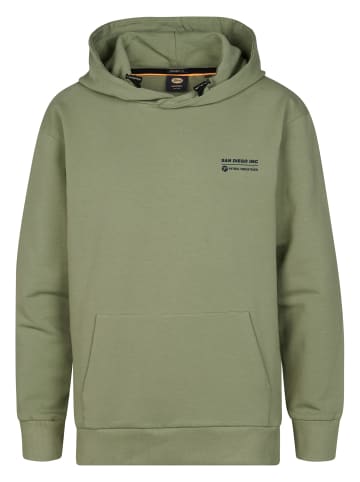 Petrol Industries Gestrickter Hoodie mit Print Chapala in Grün