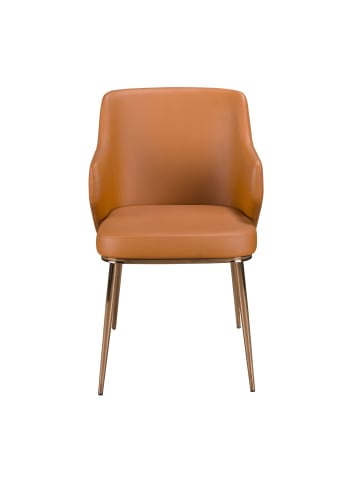 Angel Cerdá Stuhl 4162 in Braun/Rosa – (B)51 x (H)80 x (T)62 cm