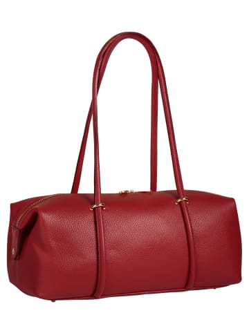 Cluty Handtasche FLIORI echt Leder in rot
