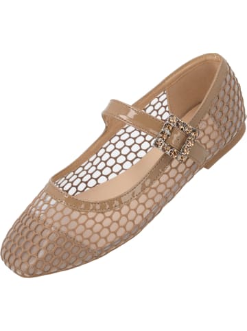 Palado Sling-Ballerinas Penelo by Sila Sahin in Beige/Khaki