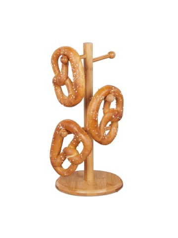 relaxdays Brezelständer in Natur