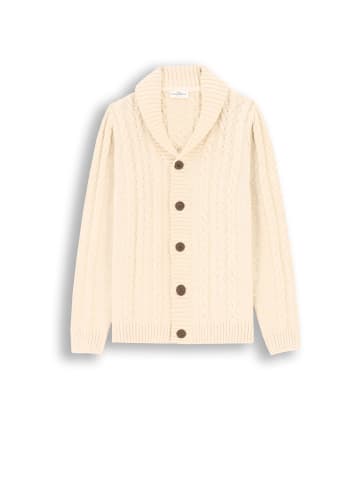 Coccodrillo Pullover mit Reißverschluss in beige