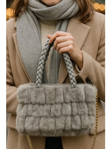 collezione alessandro Handtasche " Kuschel " in grau