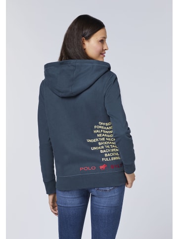 Polo Sylt Kapuzen-Sweatjacke in Blau