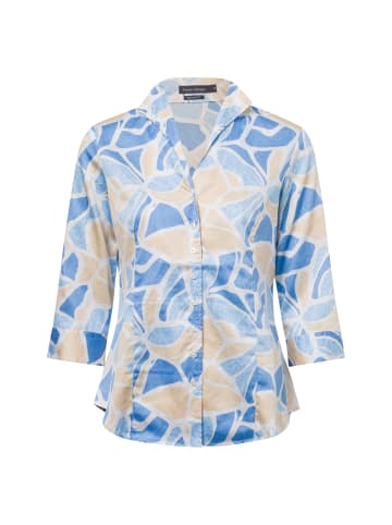 Franco Callegari Bluse in hellblau beige - 0056