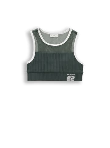 Coccodrillo Geripptes top in grün