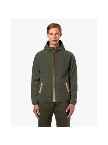 K-Way Sweatshirt in AF0-Khaki/Blau