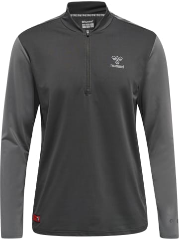 Hummel Halbreißverschluss Jacke Hmlpro Herren in FORGED IRON/QUIET SHADE