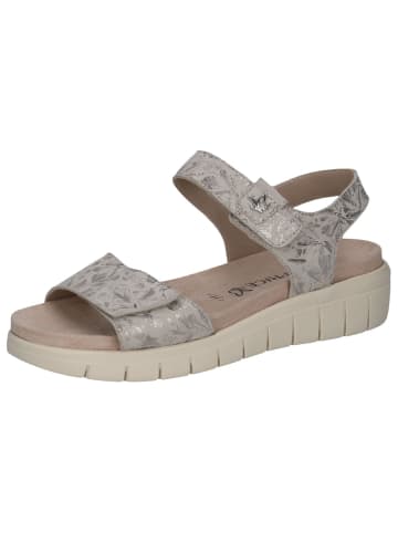 Caprice Sandale in OFFWHITE/SILV.