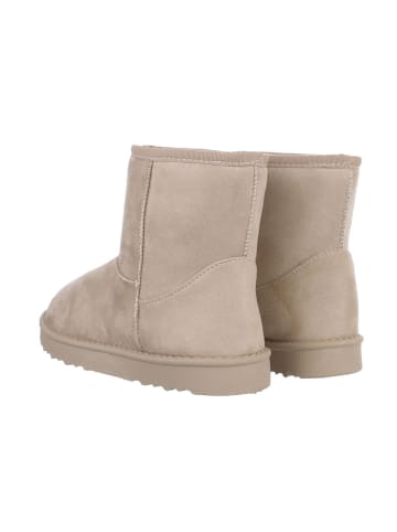 Ital-Design Stiefelette in Beige