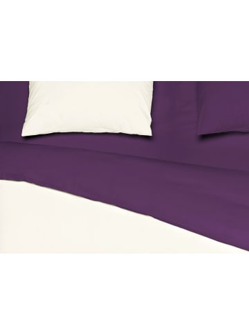 Mistral Home Mistral Perkal Wendebettwäsche in Creme/Lila