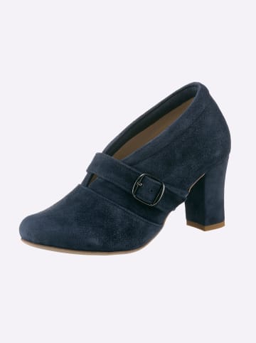 Andrea Conti Hochfrontpumps in blau