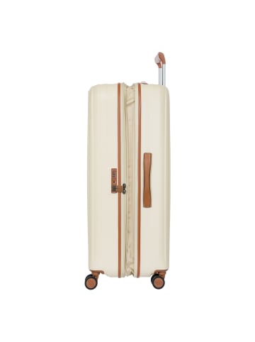 BRIC`s Taormina 4 Rollen Trolley L 82 cm mit Dehnfalte in cream