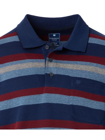 Redmond Langarmpoloshirt in Blau