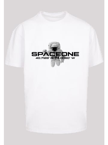 F4NT4STIC Heavy Oversize T-Shirt PHIBER SpaceOne Astronaut in weiß