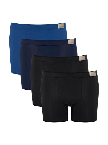 Sloggi Boxershort 4er Pack in Schwarz/Blau