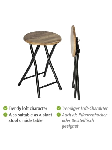 Wenko Hocker Forio, Hocker Mod. Forio in Braun