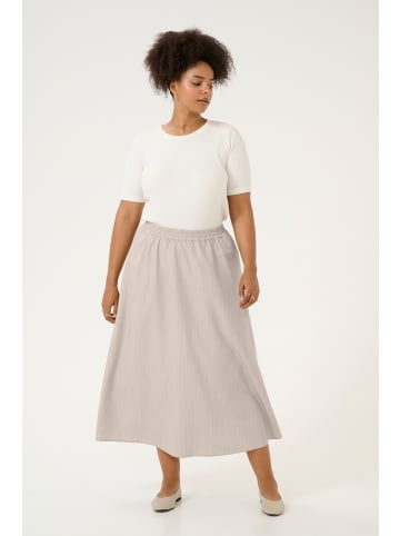 KAFFE curve Rock KCesta in Feather Gray Melange Pinstripe