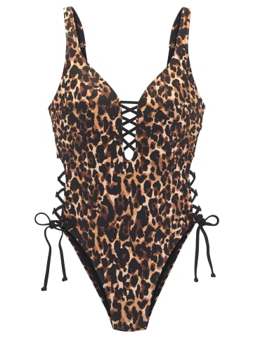 Bruno Banani Badeanzug in leo bedruckt