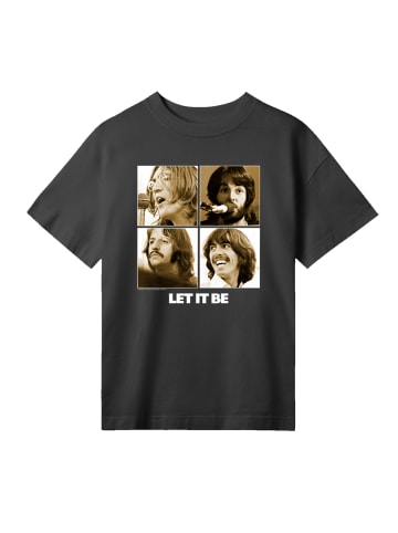 F4NT4STIC T-Shirt The Beatles Let It Be in off black