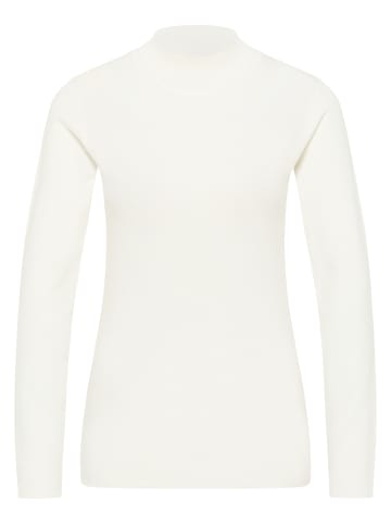 DreiMaster Klassik Damen Strickpullover in Wollweiss