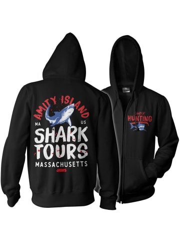 Jaws Hoodie "Amity Island Shark Tours Big Tall Hoodie" in Schwarz